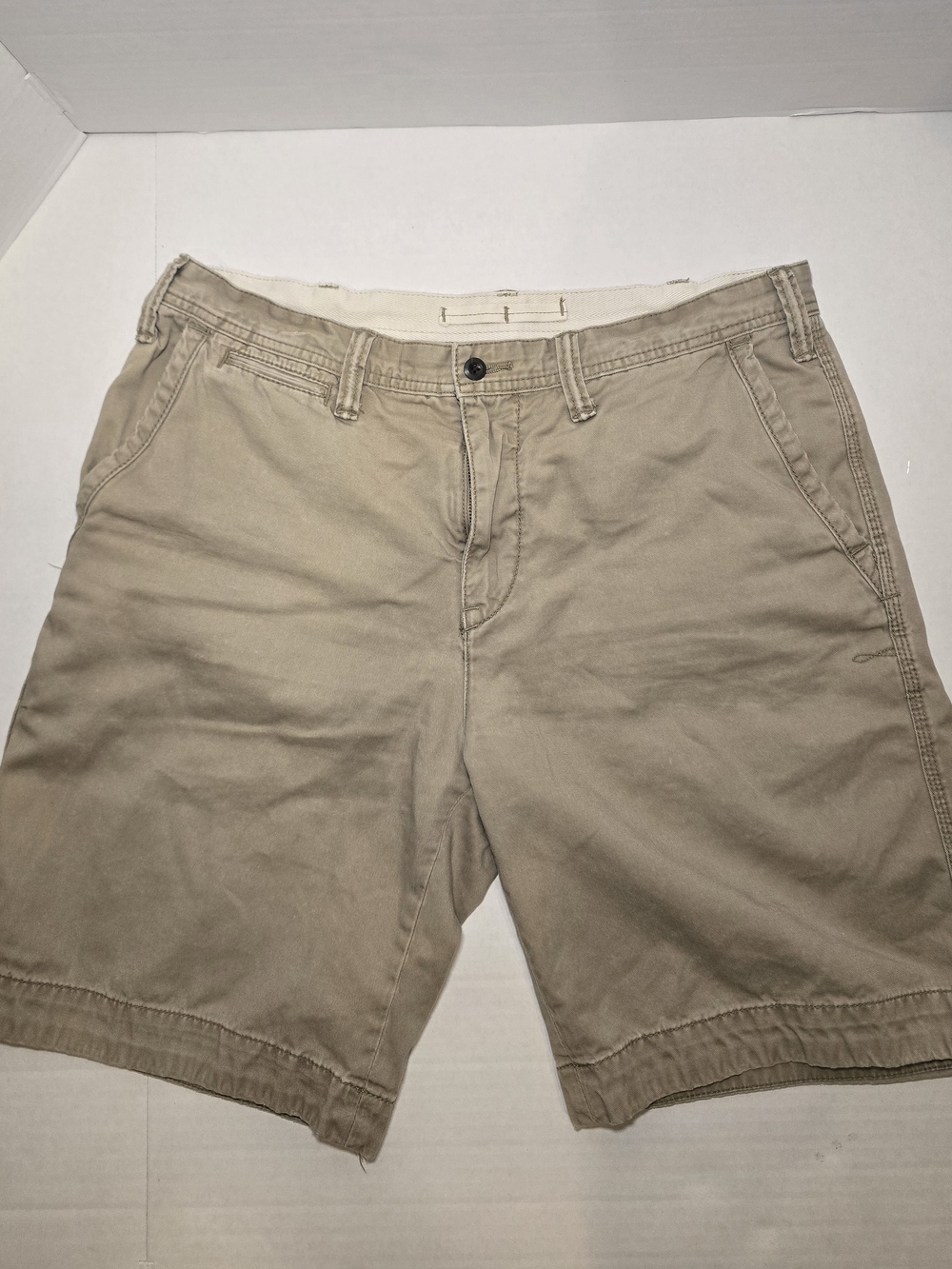 Ralph Lauren Men's Flat Front Khaki Shorts